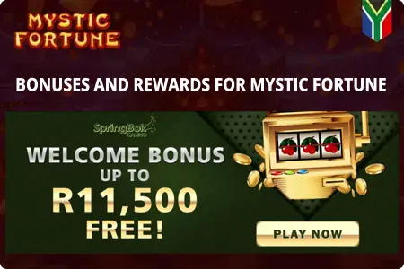 Springbok bonus for Mystic Fortune