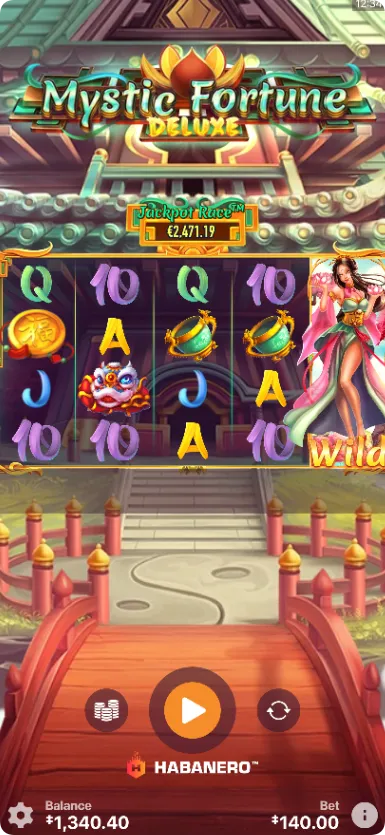 Wild symbols in Mystic Fortune Deluxe
